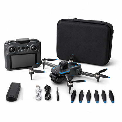 L5 MAX GPS Drone with 8K HD Camera & Screen Remote Controller | Foldable Long-Range Quadcopter | Dual Camera Aerial Photography Drone