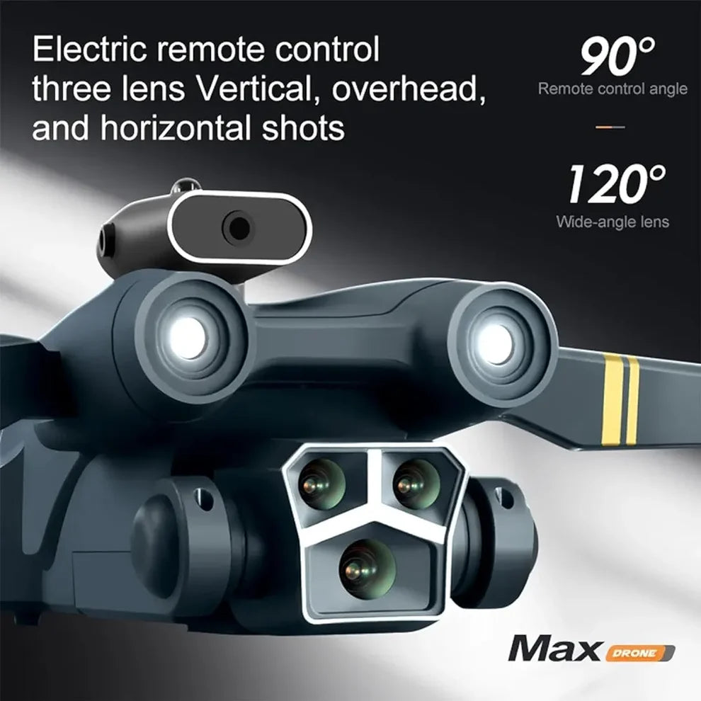M3 MAX Dual Camera FPV Drone – Advanced Obstacle Avoidance & Triple Battery Combo